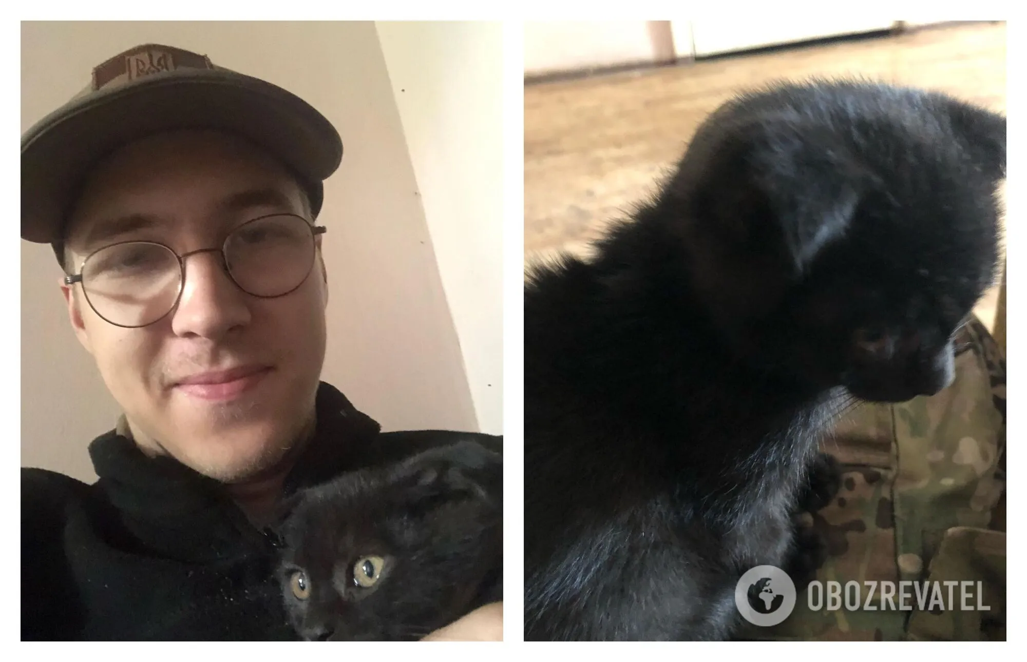 Воин делился фотографиями в военной форме и с котиками