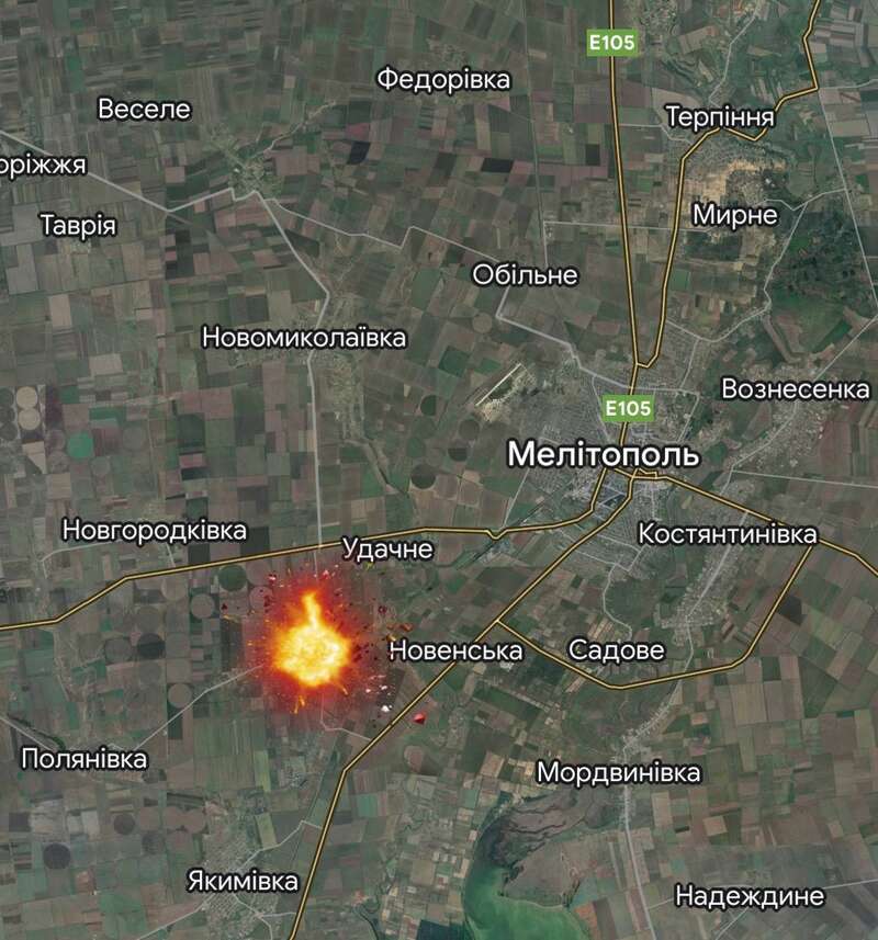 Біля Мелітополя пролунав вибух, "відмінусували" залізнична колія для росіян dqxikeidqxiqqeant