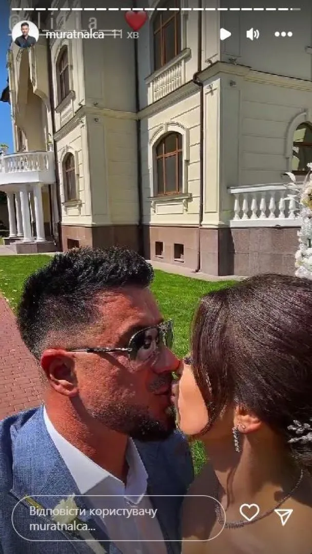 Колишній Ані Лорак зіграв весілля з українською візажисткою під Києвом. Фото