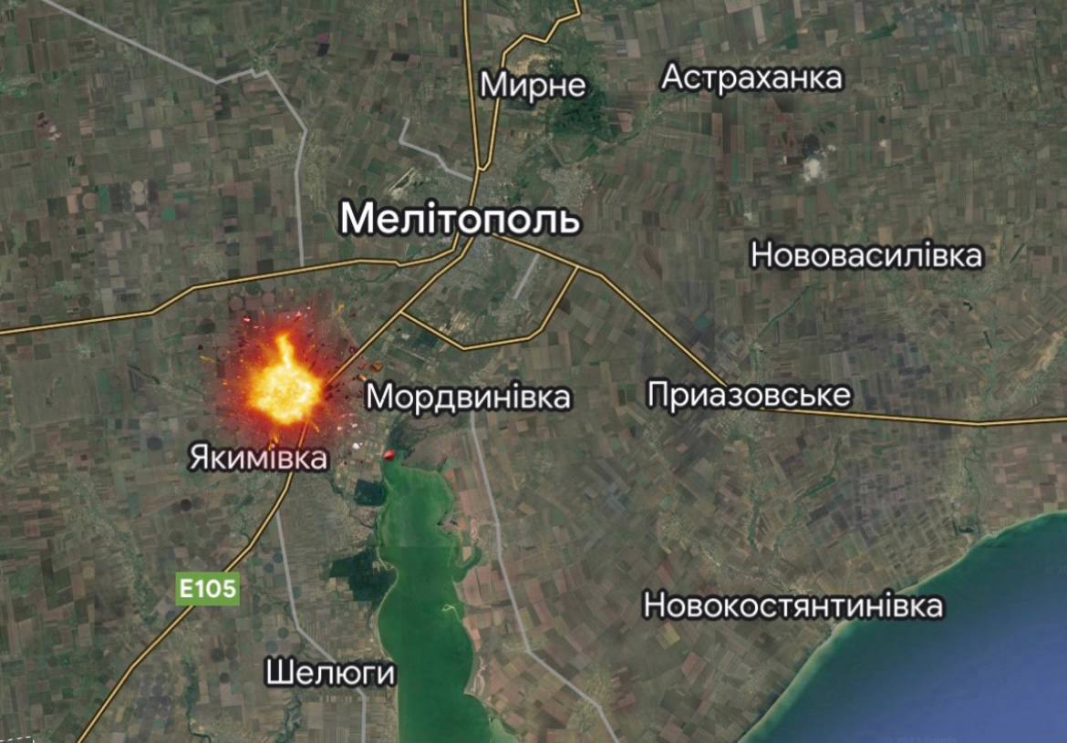 В Мелітополі пролунав потужний вибух dqxikeidqxiqqeant