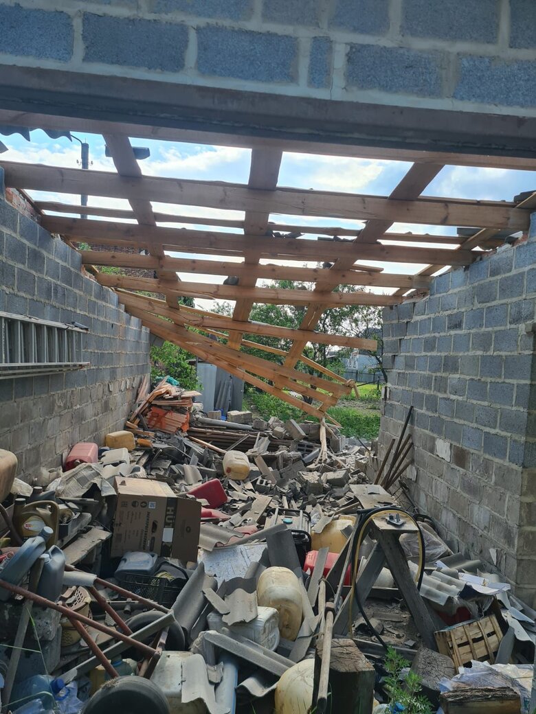 Наслідки ворожого обстрілу Харківської області 06