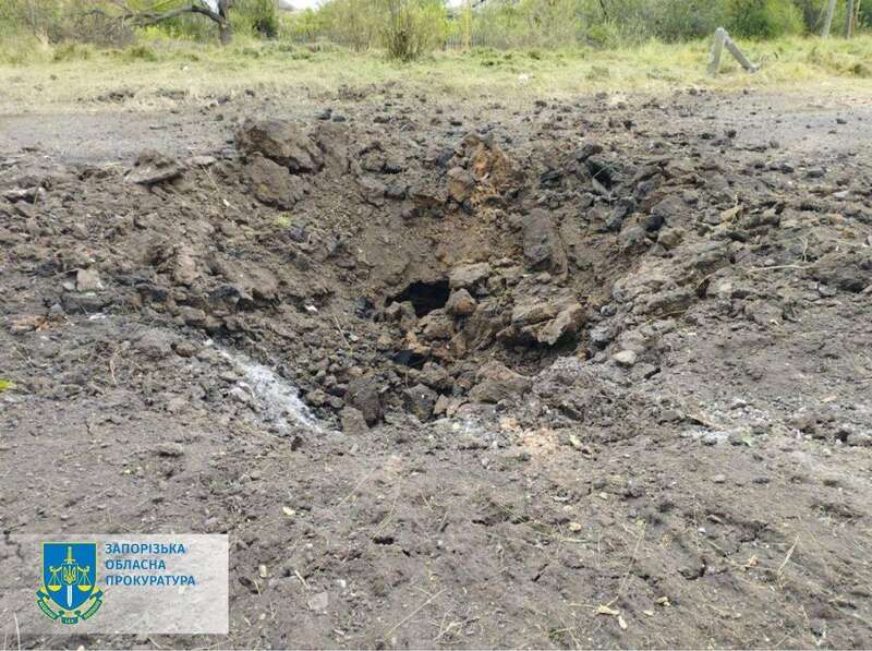 Росіяни обстріляли керованими авіабомбами Оріхів: є загиблий і поранений. Фото