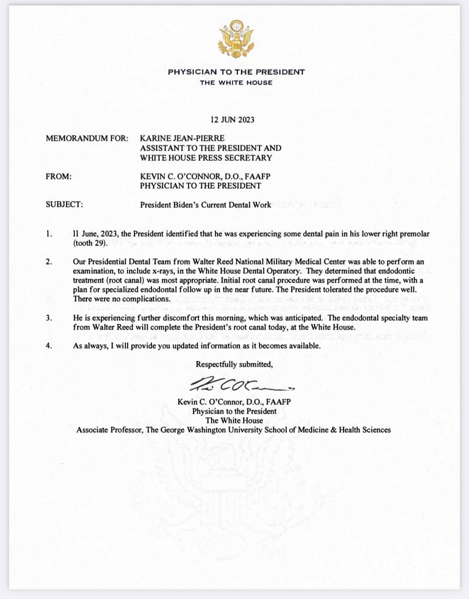 Байдену лечат больной зуб dqxikeidqxitkant