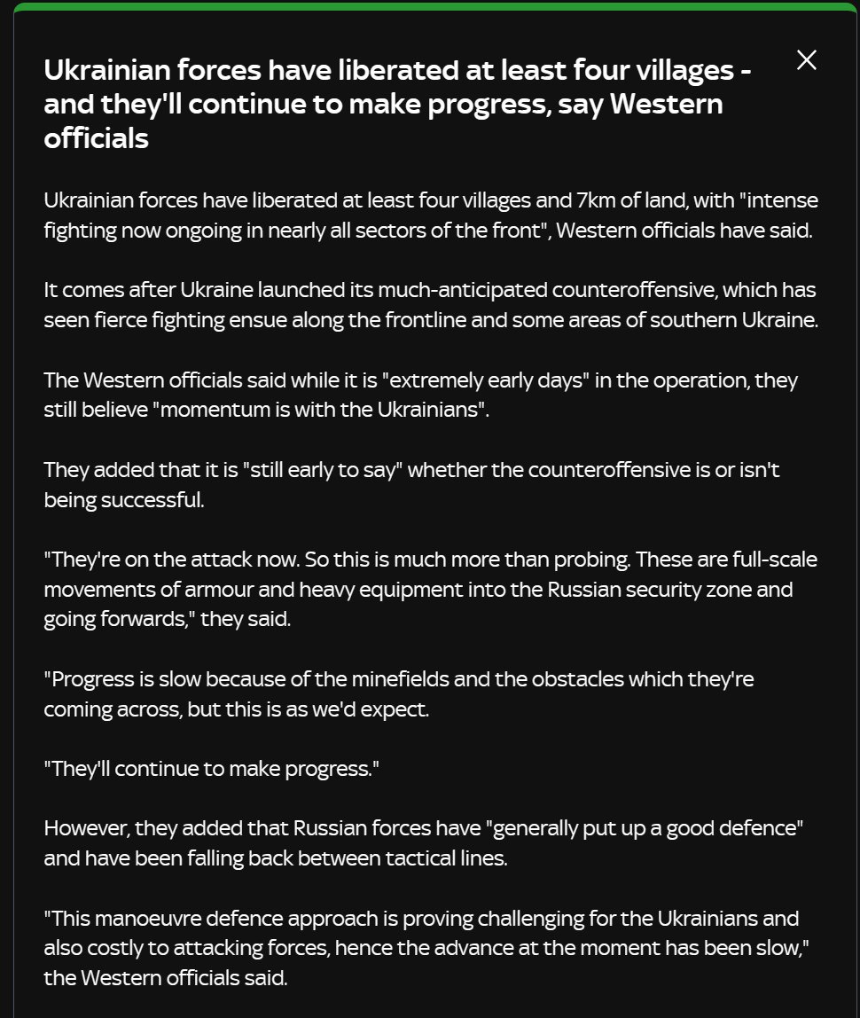 Наступление ВСУ идет медленно из-за минных полей и действий РФ в обороне dqxikeidqxiqqeant