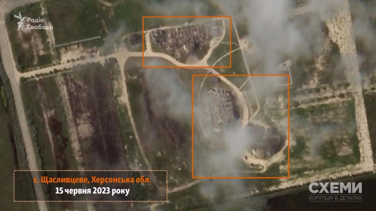 У регіоні помітно побільшало вибухів на об’єктах окупантів / Скріншот dqxikeidqxiqqeant