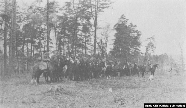 Кінний підрозділ УПА на Волині. Фото з архіву СБУ