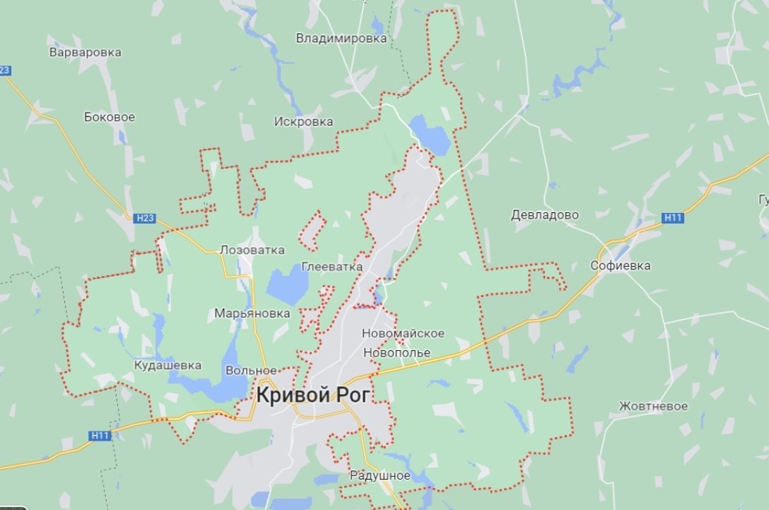 карта криворізького району, криворізький район карта, громади криворізького району dqxikeidqxiqxxant