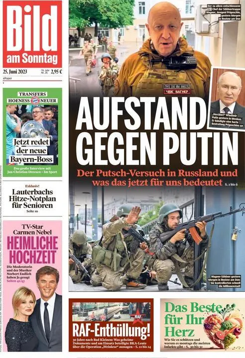 Унижение Путина: писавшие западные СМИ о "перевороте" в России
