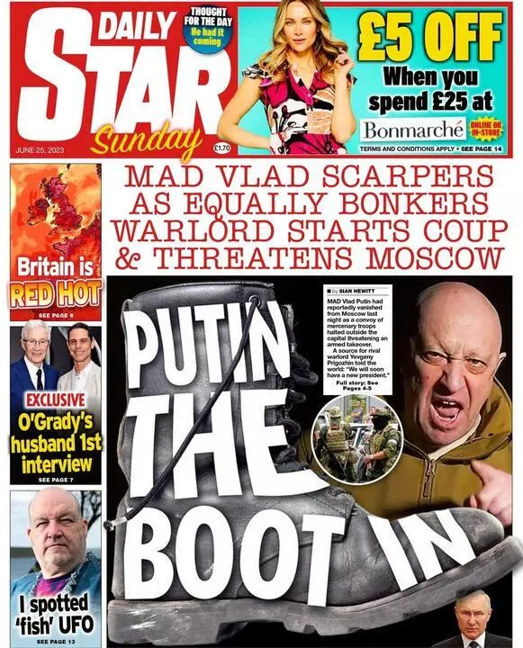 Унижение Путина: писавшие западные СМИ о "перевороте" в России