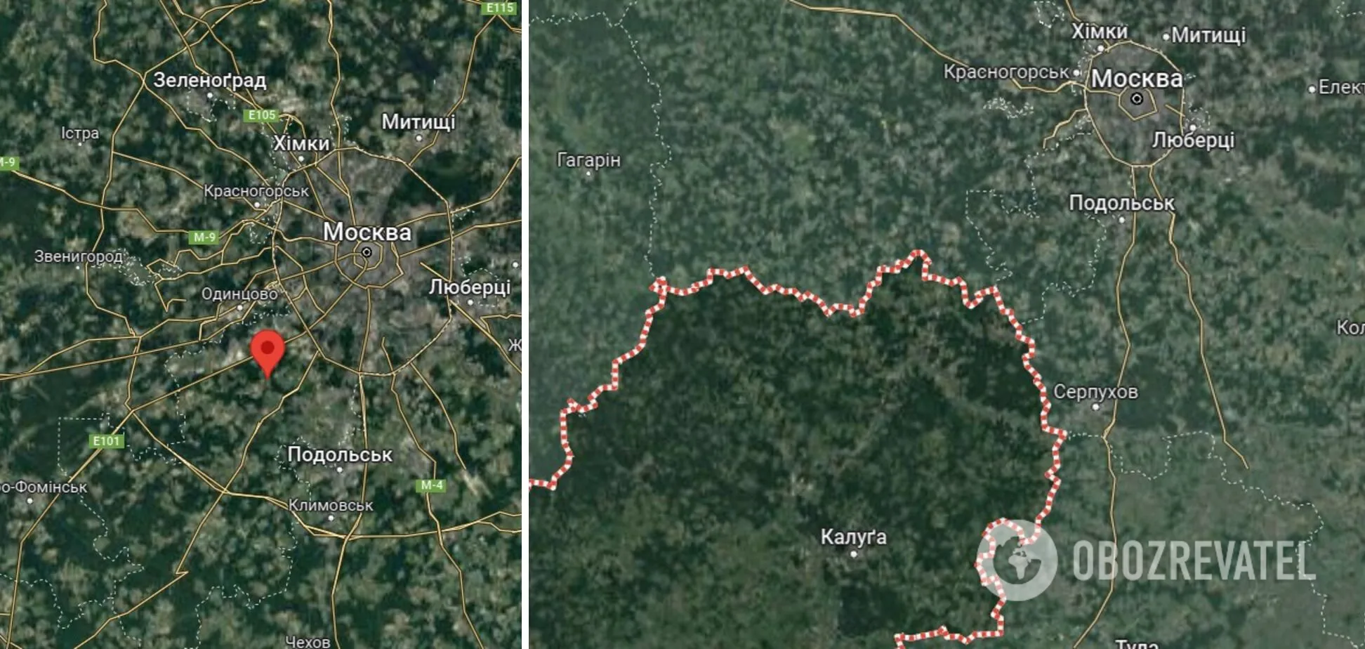 У Новій Москві вранці прогриміли вибухи, кажуть про роботу ППО. Відео