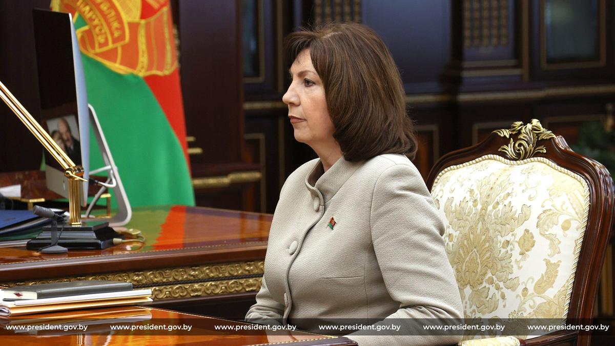 Наталія Кочанова. Фото: Сайт Президента Білорусі dqxikeidqxitkant