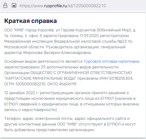 КМВ Карпатські мінеральні води