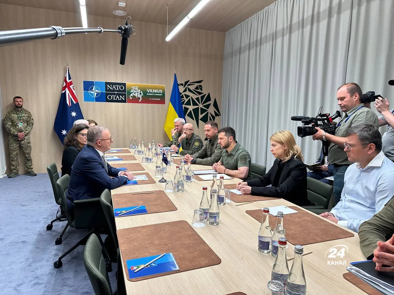 Зеленський і Столтенберг зробили низку заяв у Вільнюсі, розпочалось засідання Ради Україна-НАТО (оновлюється)