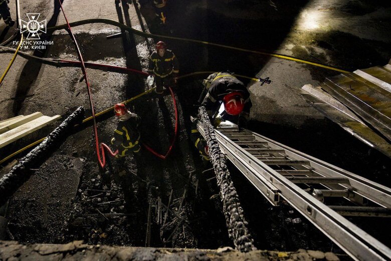 Наслідки нічної ворожої атаки шахедами на Київ 01 dqxikeidqxiqqeant