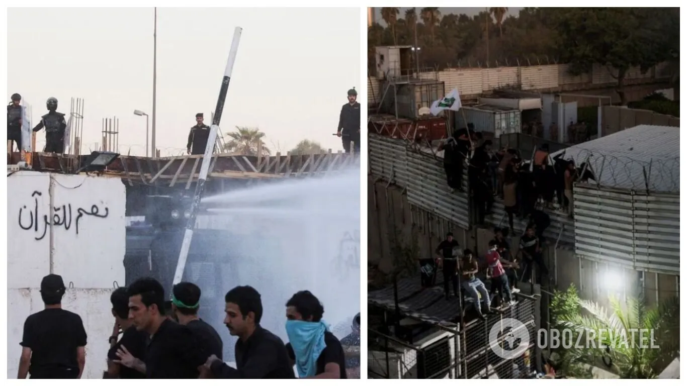 У Багдаді протестувальники увірвалися до посольства Швеції та підпалили його: усі подробиці