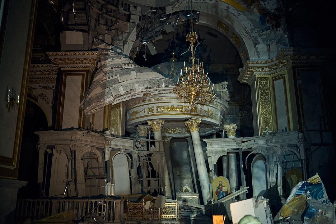 Россия целенаправленно атакует исторический центр Одессы, это не случайность – ГУР dqxikeidqxitkant