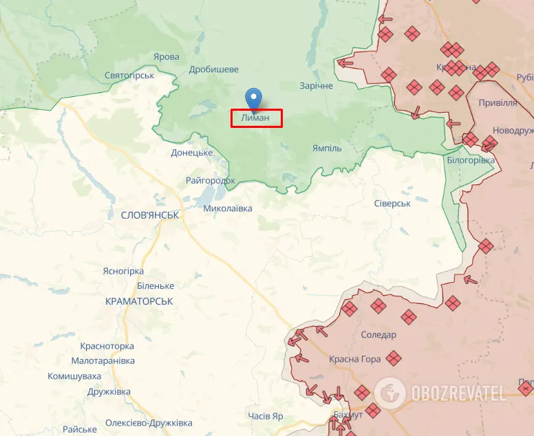 Лиман на карті dqxikeidqxitkant