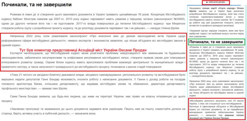 Ассоциация городов Украины комментарий Оксана Продан