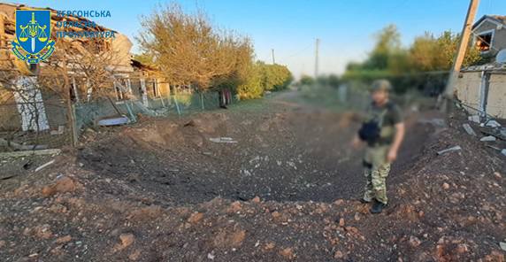 Війська РФ обстріляли з артилерії село Велетенське на Херсонщині, 1 людина зазнала осколкових поранень 02