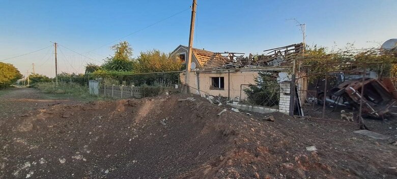 Последствия вражеских обстрелов Херсонщины 02