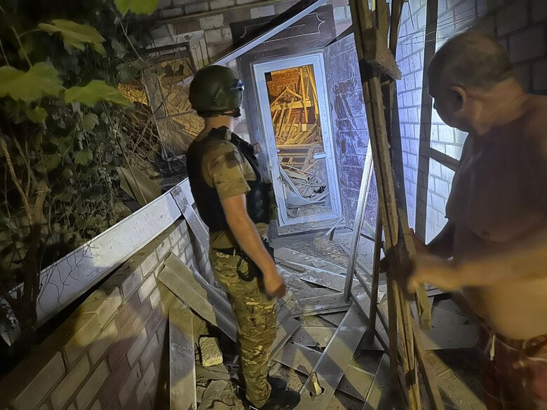 Последствия вражеских обстрелов Херсонщины 07