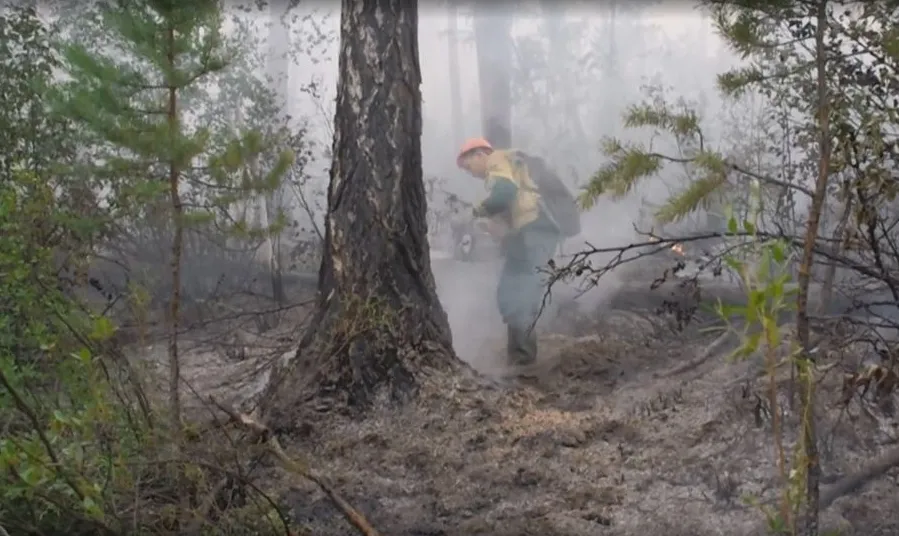 В российской Якутии бушуют мощные пожары, огнем охвачено более 125 тыс. га. Фото и видео
