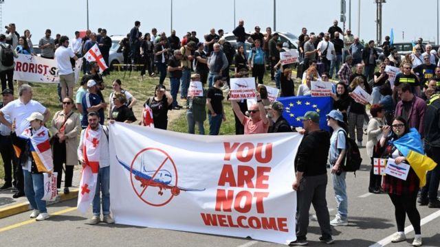 Акція проти відновлення авіасполучення
