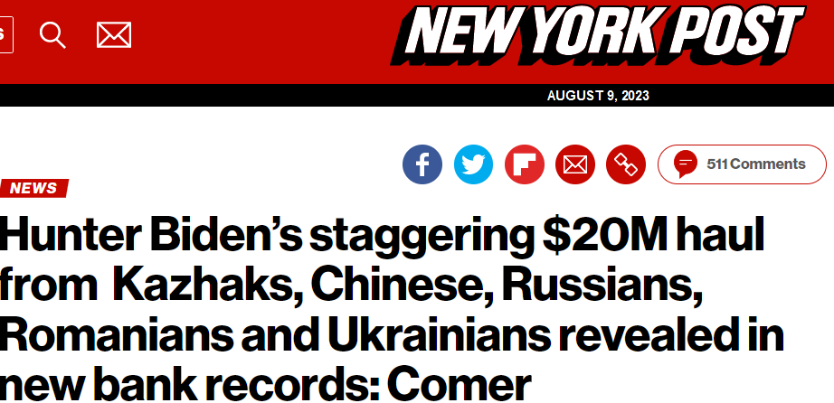 Родина Байденів отримувала фінансування із РФ dqxikeidqxitkant