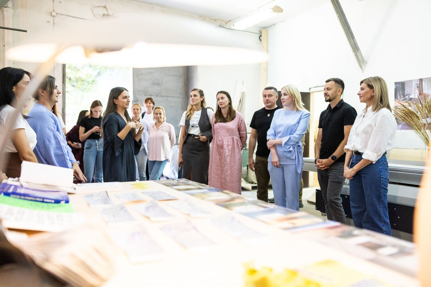 Первая леди Елена Зеленская посетила инновационный центр