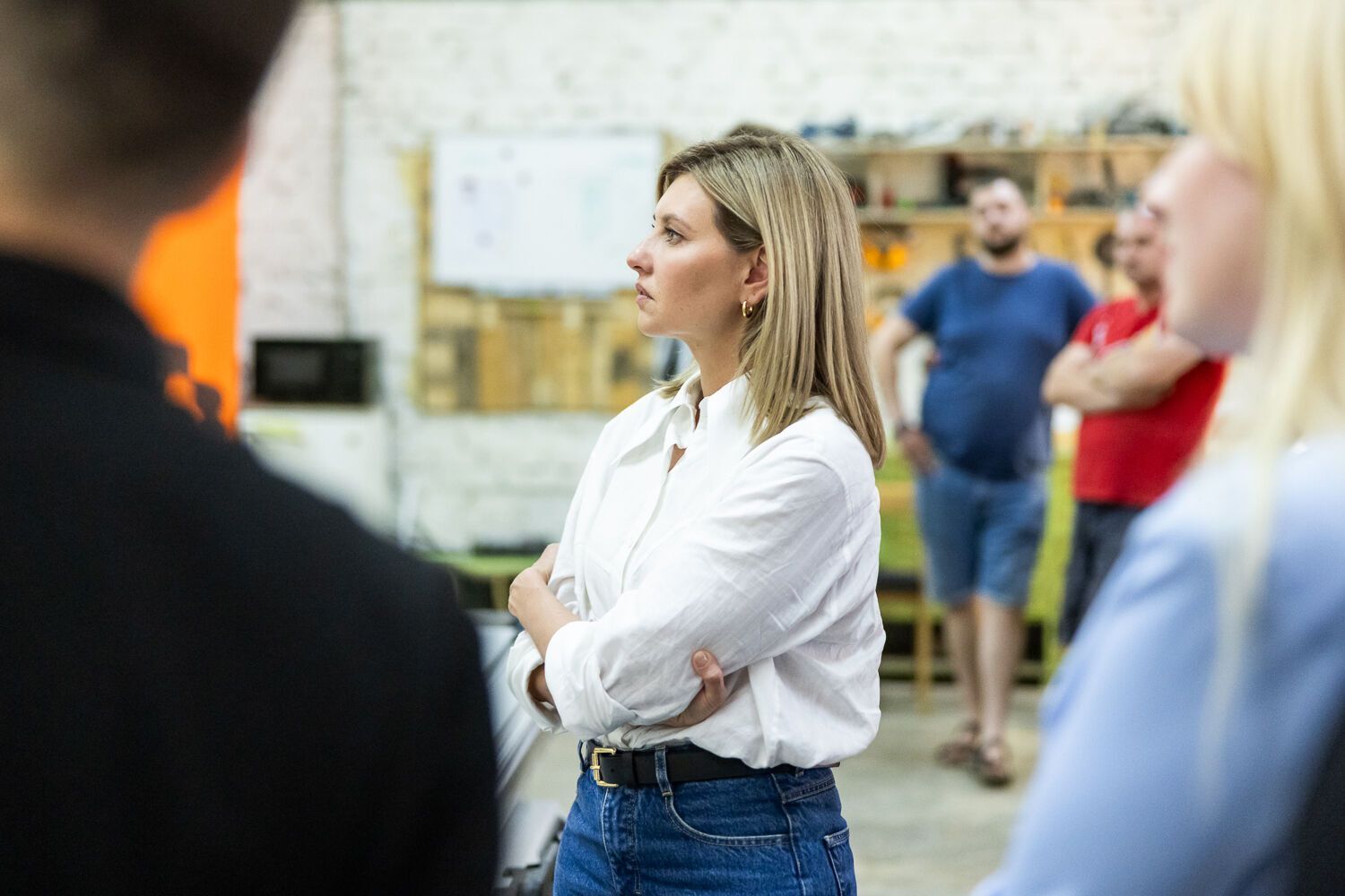 Первая леди Елена Зеленская посетила инновационный центр