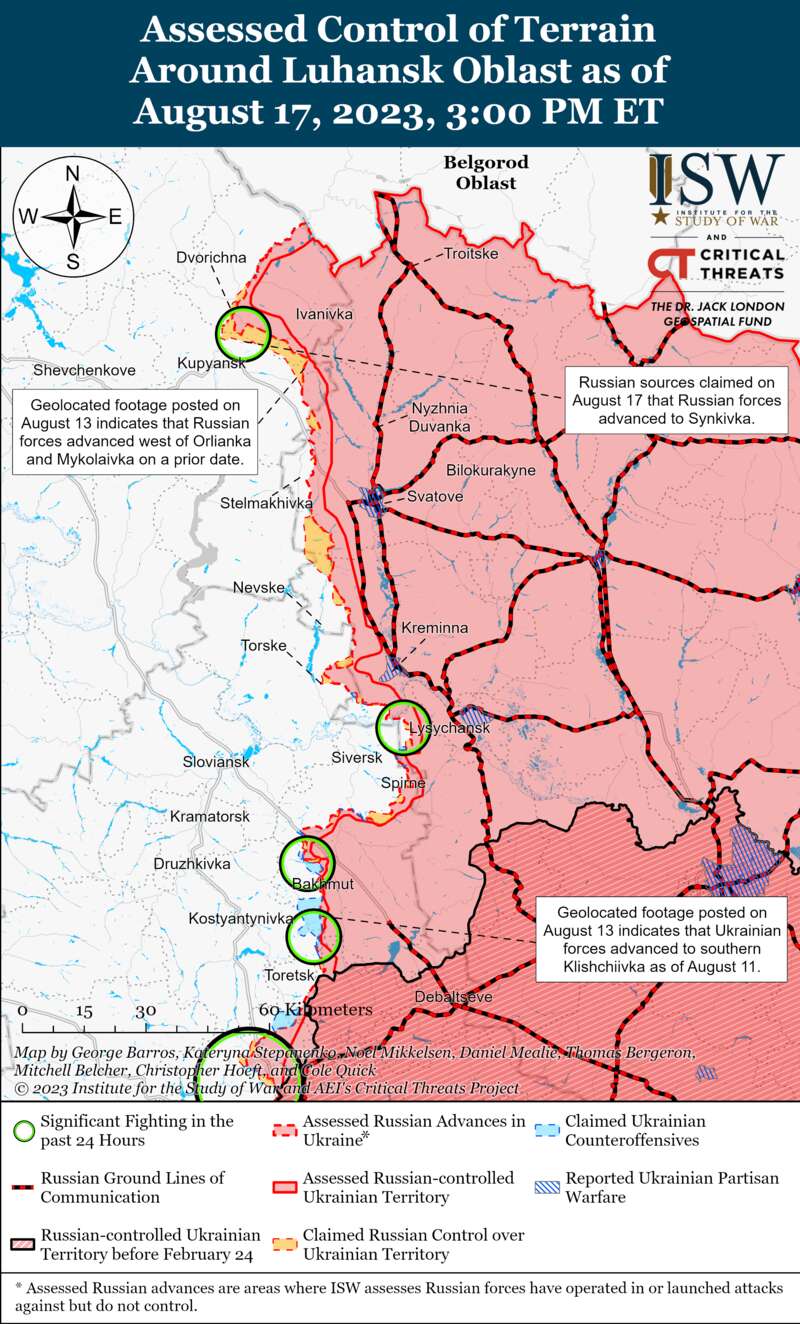 ЗСУ зайняли південний фланг Бахмута та контрнаступають на Бердянському напрямку: карти боїв ISW dqxikeidqxiqqeant