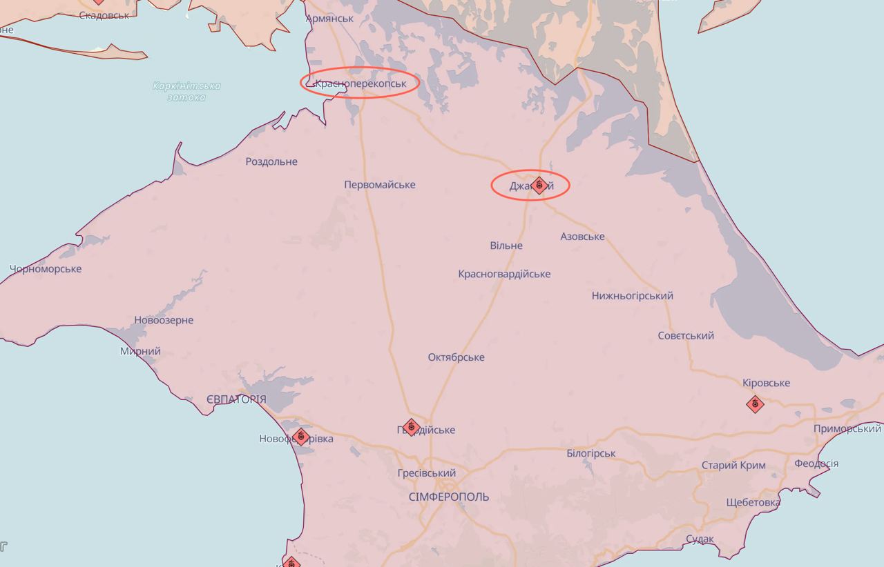 В окупованому Криму пролунали потужні вибухи dqxikeidqxitkant