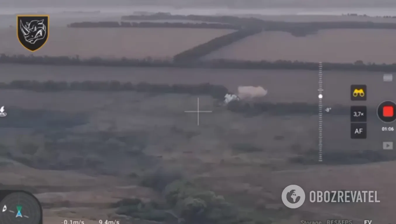 Вибухи в районі окопів та бліндажів російських загарбників