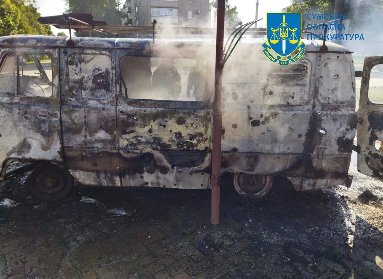 Окупанти із міномета обстріляли авто енергетиків на Сумщині: двоє поранених dqxikeidqxiqqeant