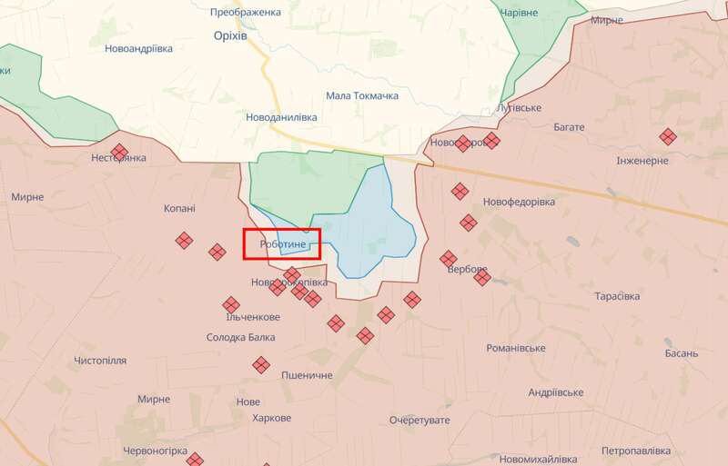 Українські бійці просунулися ще на 1,5 км у районі Роботино dqxikeidqxitkant