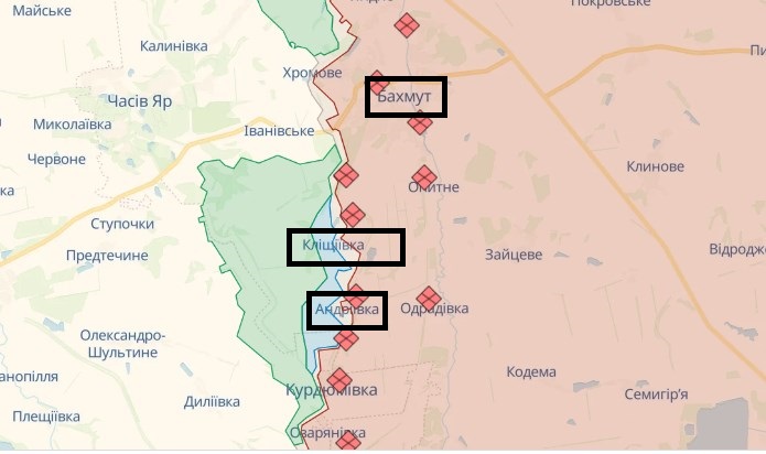 У ЗСУ успіхи в районі Кліщеївки та Андріївки під Бахмутом, - Маляр dqxikeidqxiqxxant