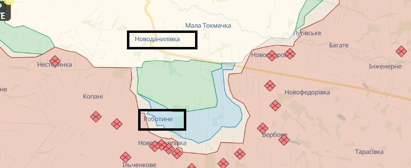 У ВСУ успехи на двух направлениях в районе Работино, - Генштаб dqxikeidqxitkant