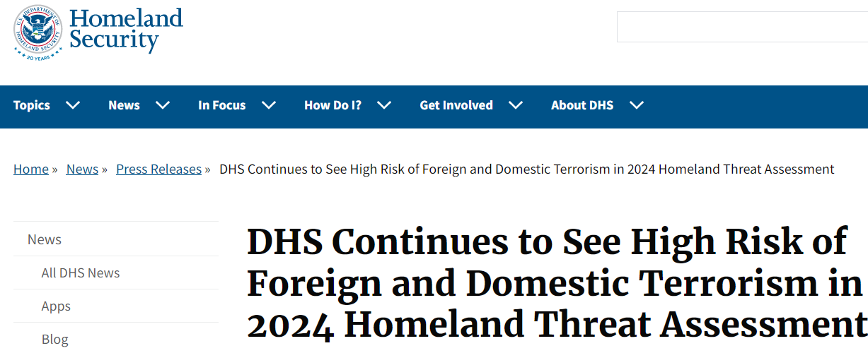 В США прогнозируют рост террористических атак в 2024 году dqxikeidqxiqqeant