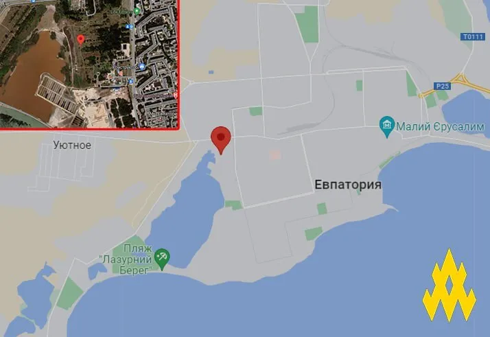 В Евпатории разгорелся масштабный пожар: есть данные о прилетах. Фото