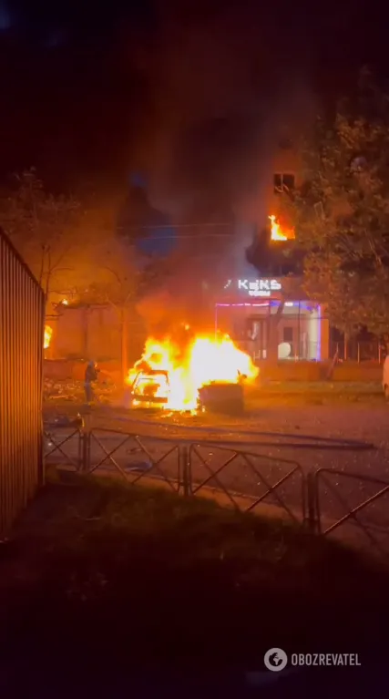 Пожар в Черкассах 21 сентября