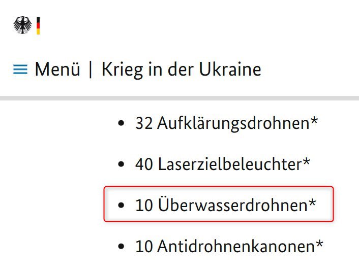 ФРГ может передать Украине надводные дроны dqxikeidqxiqqeant