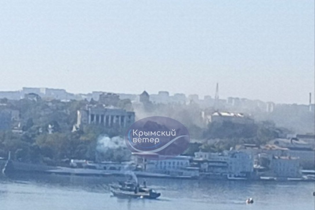 Крым, Севастополь, взрывы, война РФ против Украины, штаб Черноморского флота, российские оккупанты dqxikeidqxitkant