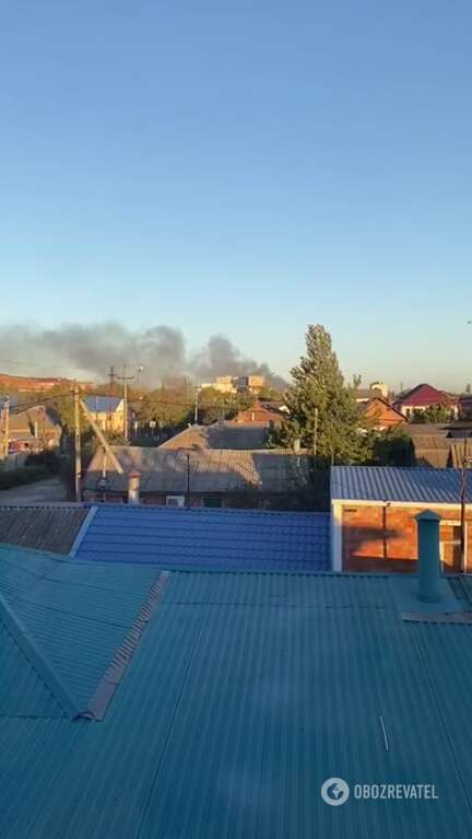 Пламя над домом в историческом центре Ейска dqxikeidqxitkant