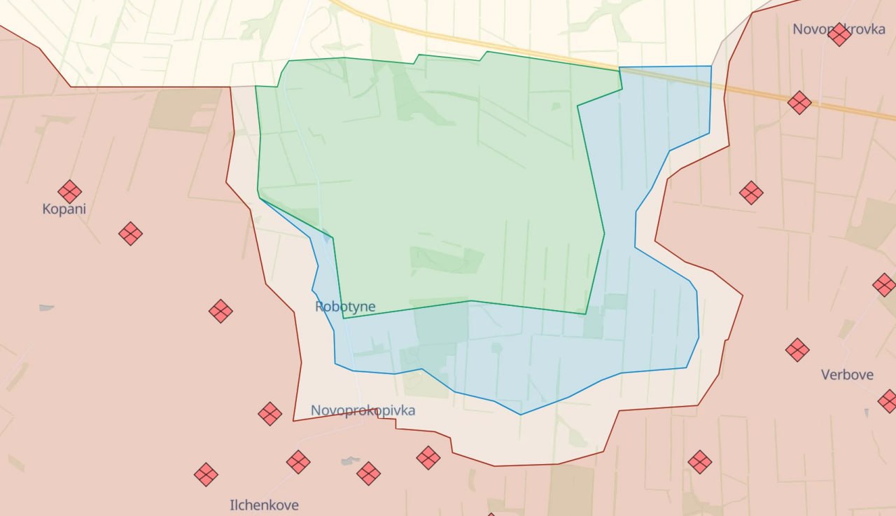 Карты боевых действий. Источник - Телеграм dqxikeidqxitkant
