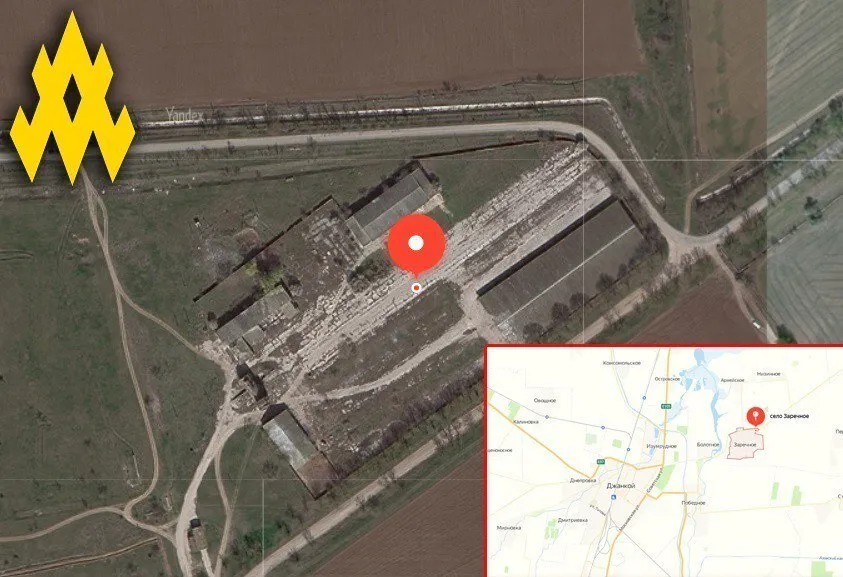 АТЕШ знайшов місце дислокації окупантів у Криму: там нарахували близько 20 одиниць техніки. Фото dqxikeidqxiqqeant