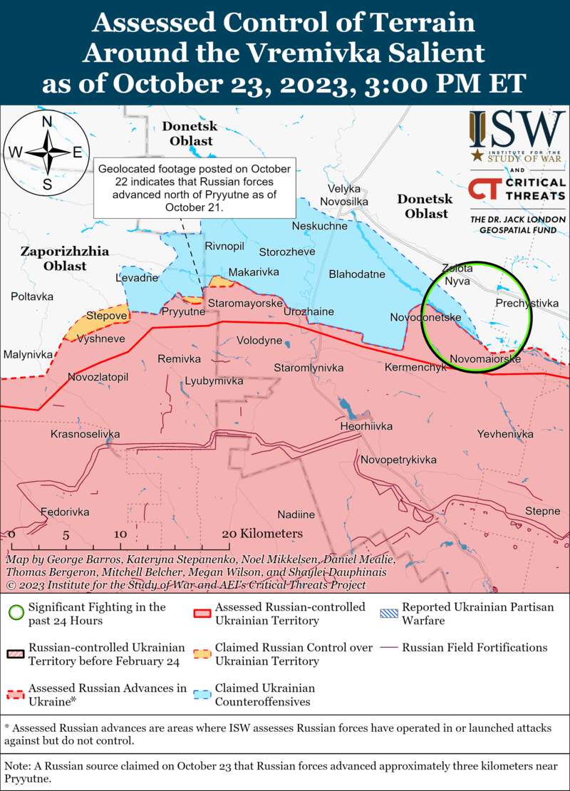 ЗСУ сподіваються прорвати лінію у напрямку Олешек: карти ISW