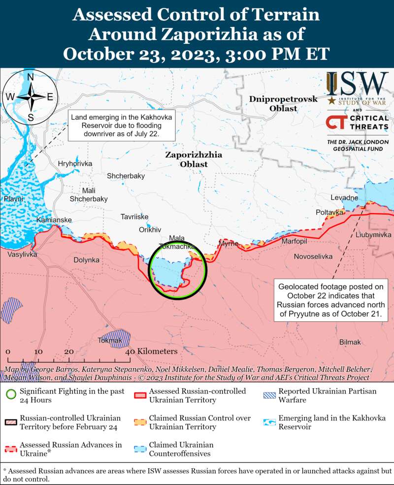ЗСУ сподіваються прорвати лінію у напрямку Олешек: карти ISW
