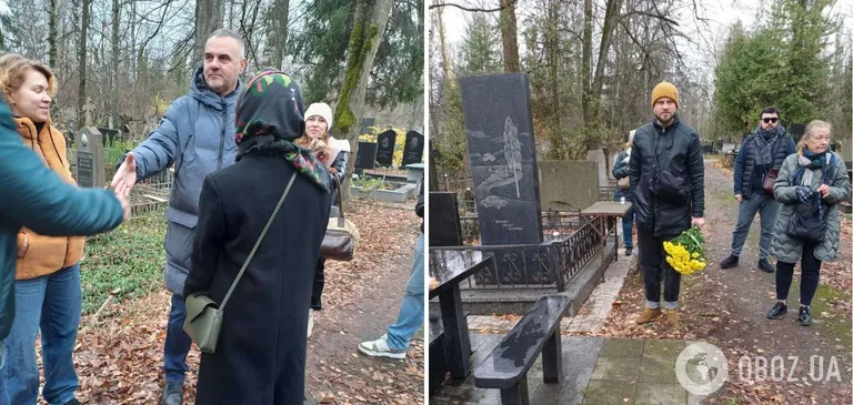 Колеги прийшли на кладовище dqxikeidqxitkant