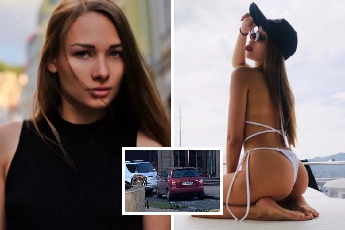 Photos of Khrystyna Nechunaieva and Piskotin’s car, captured during investigative actions