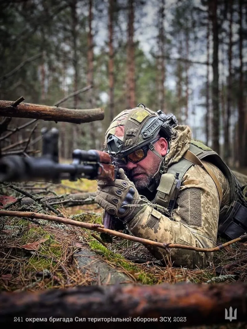 Карта боїв у районі села Роботине